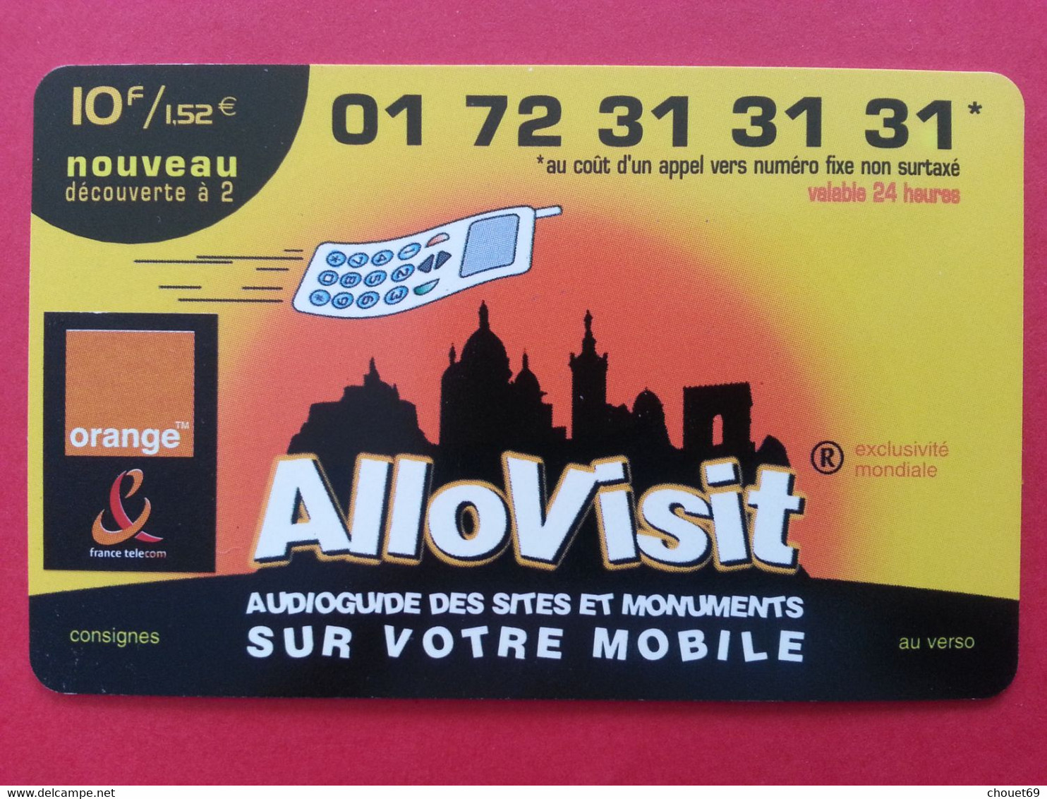 COD CARTE ORANGE ALLOVISIT Audioguide Sites Et Monuments De MARSEILLE Notre Dame De La Garde (I0621 - Tickets FT