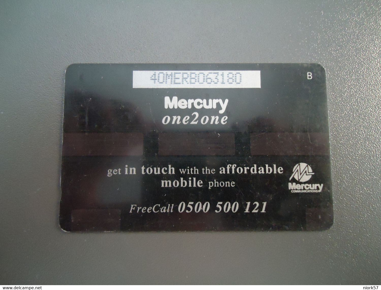 UNITED KINGDOM USED CARDS MERCURYCARD  FISH FISHES - Poissons