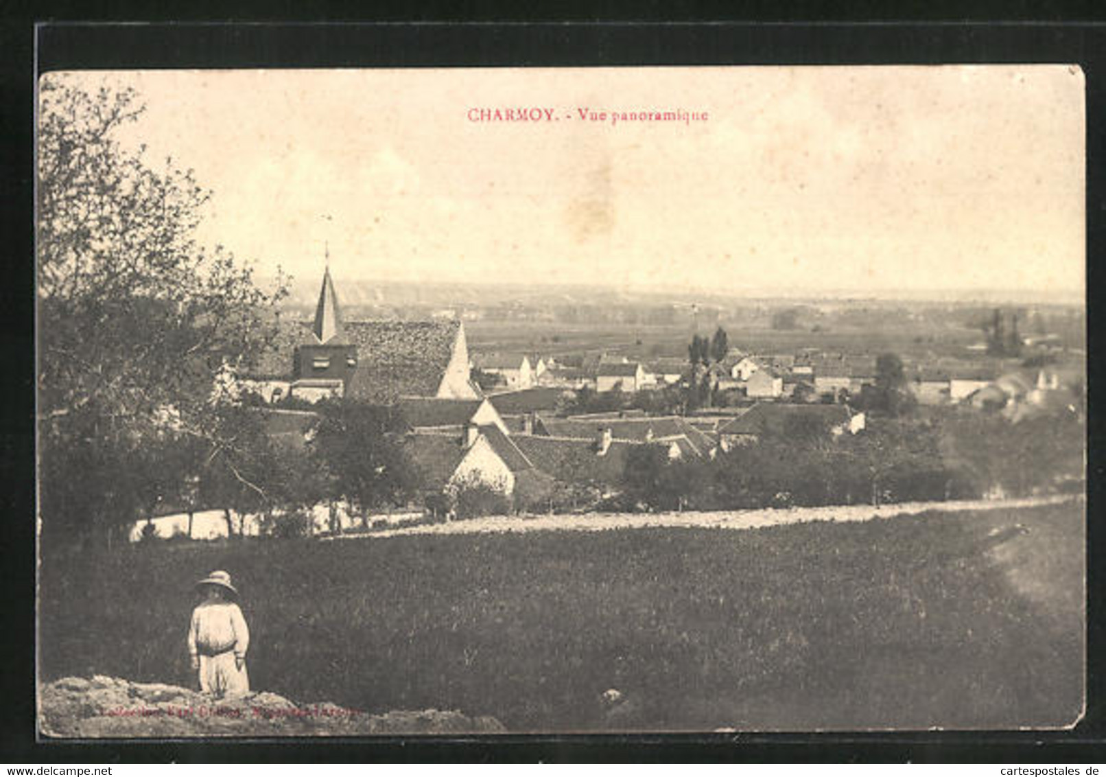 CPA Charmoy, Vue Panoramique - Charmoy