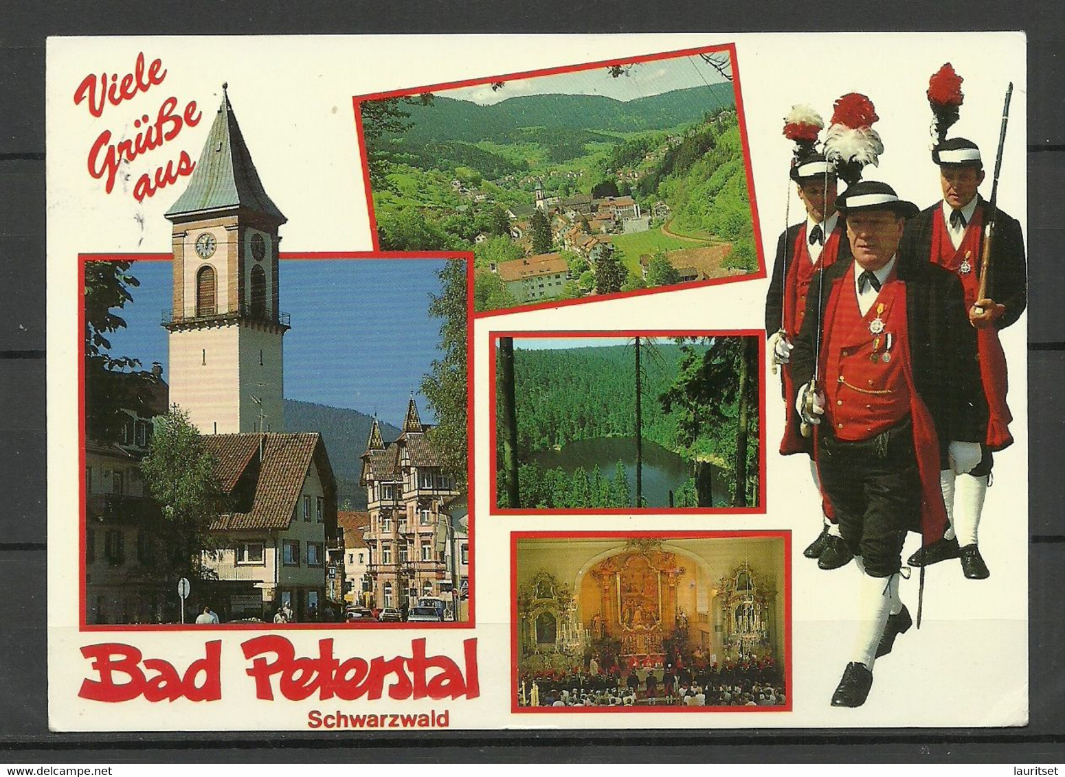 Deutschland BAD PETERSTAL Schwarzwald (gesendet 1991, Mit Briefmarke) - Bad Peterstal-Griesbach