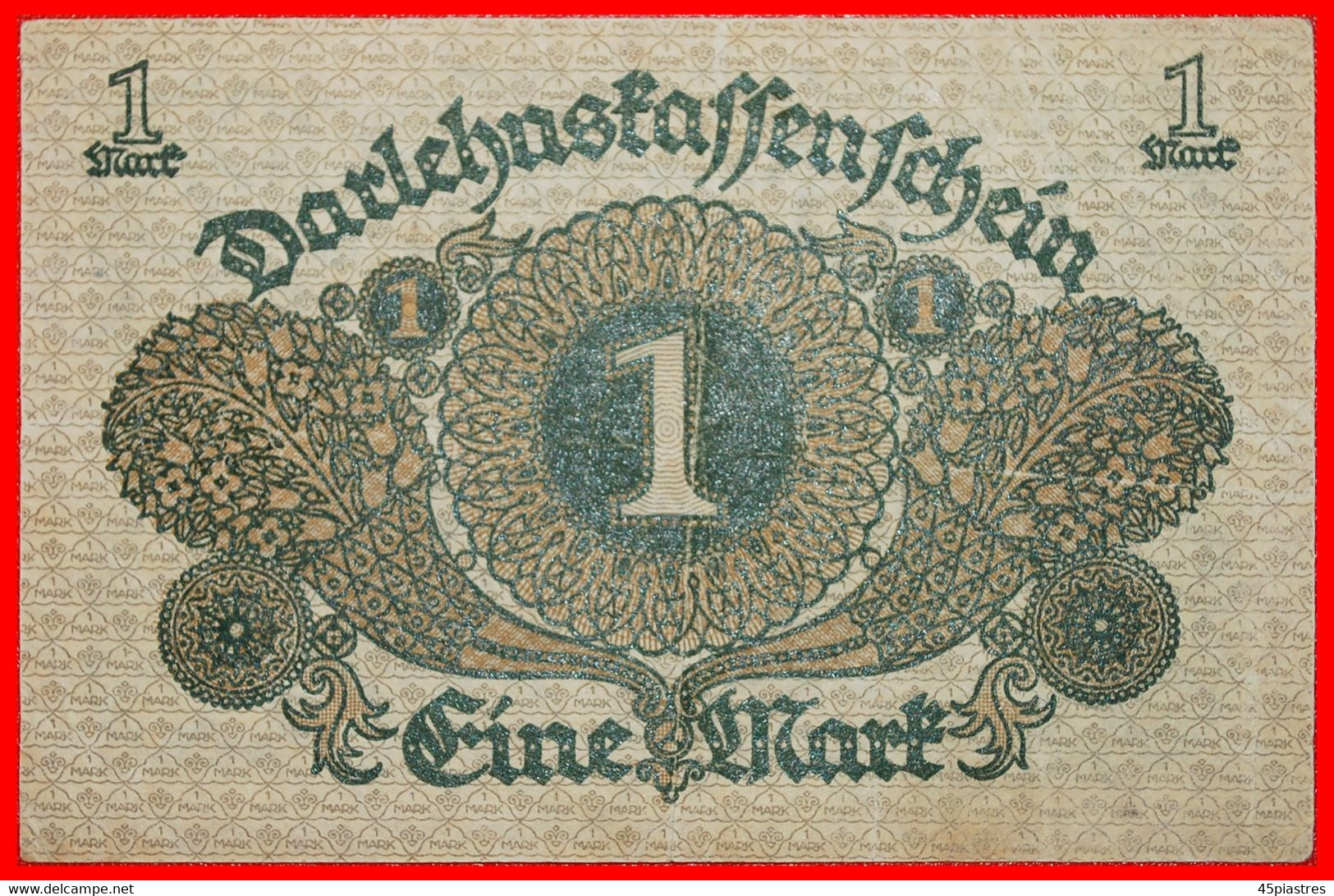 • DARLEHNSKASSENSCHEIN: GERMANY ★ 1 MARK 1920 CRISP! LOW START ★ NO RESERVE! - Bestuur Voor Schulden