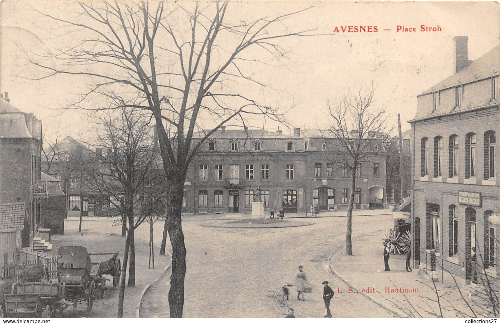 62-AVESNES- PLACE STROH - Avesnes Le Comte
