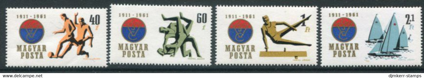 HUNGARY 1961 VASAS Sports Club  MNH / **.  Michel 1772-75 - Ungebraucht