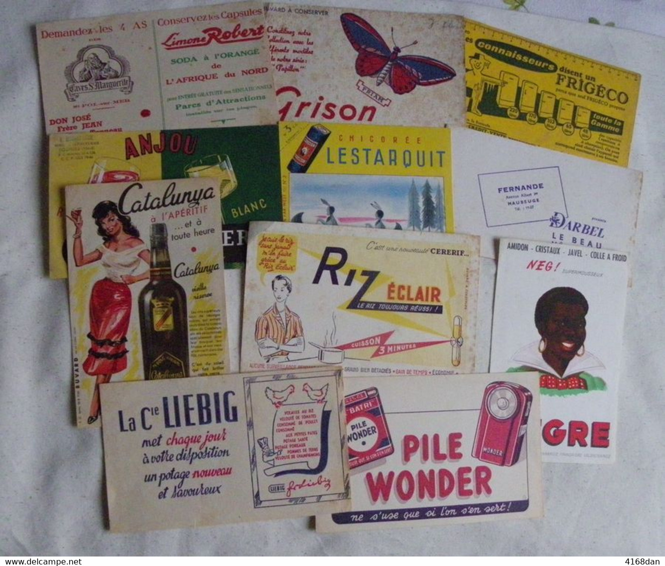 Lot De 11 Buvards  " Différentes Publicités " - Lots & Serien