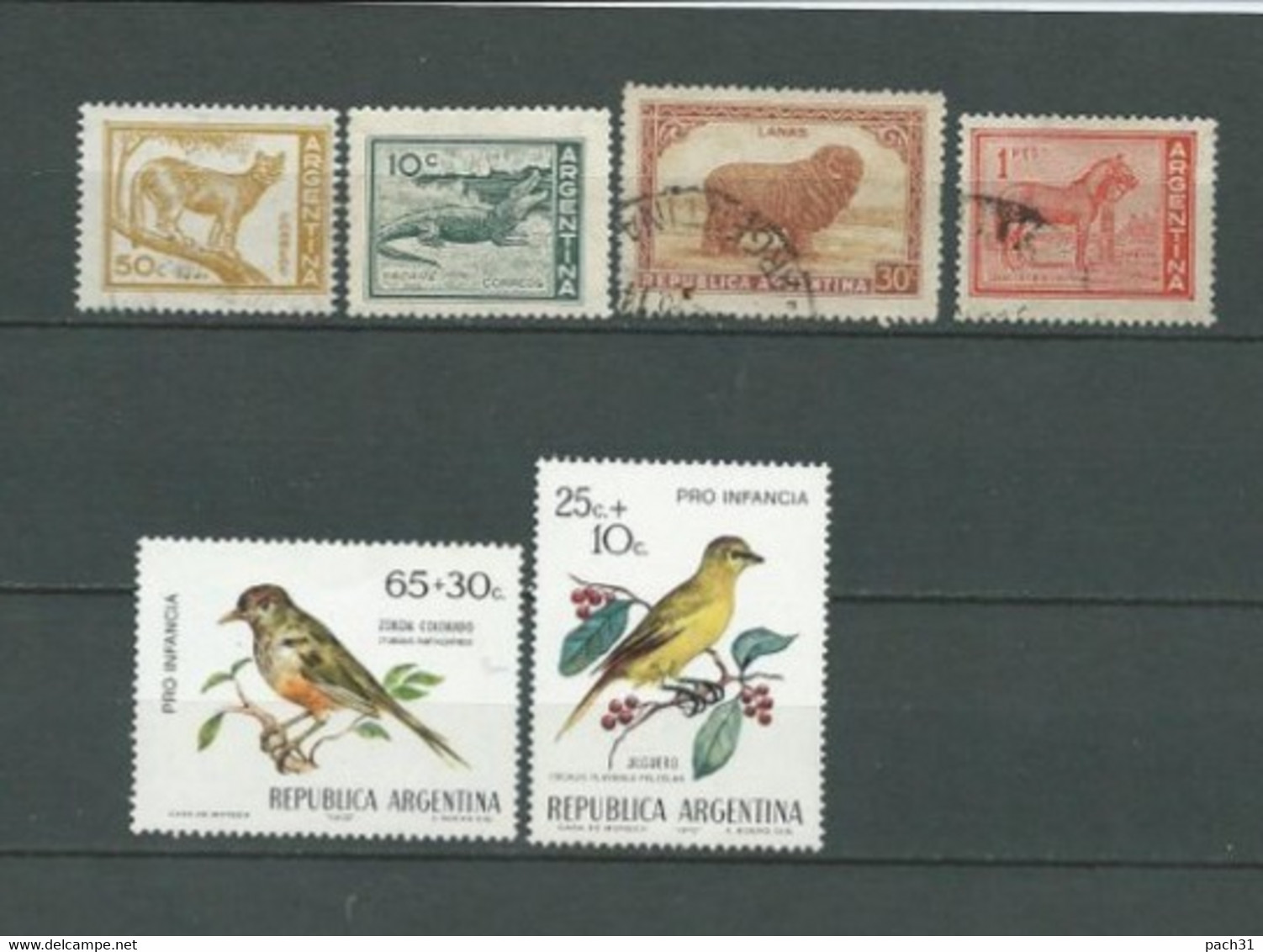 Argentine   Lot De Timbres   Différents  Animaux - Lots & Serien