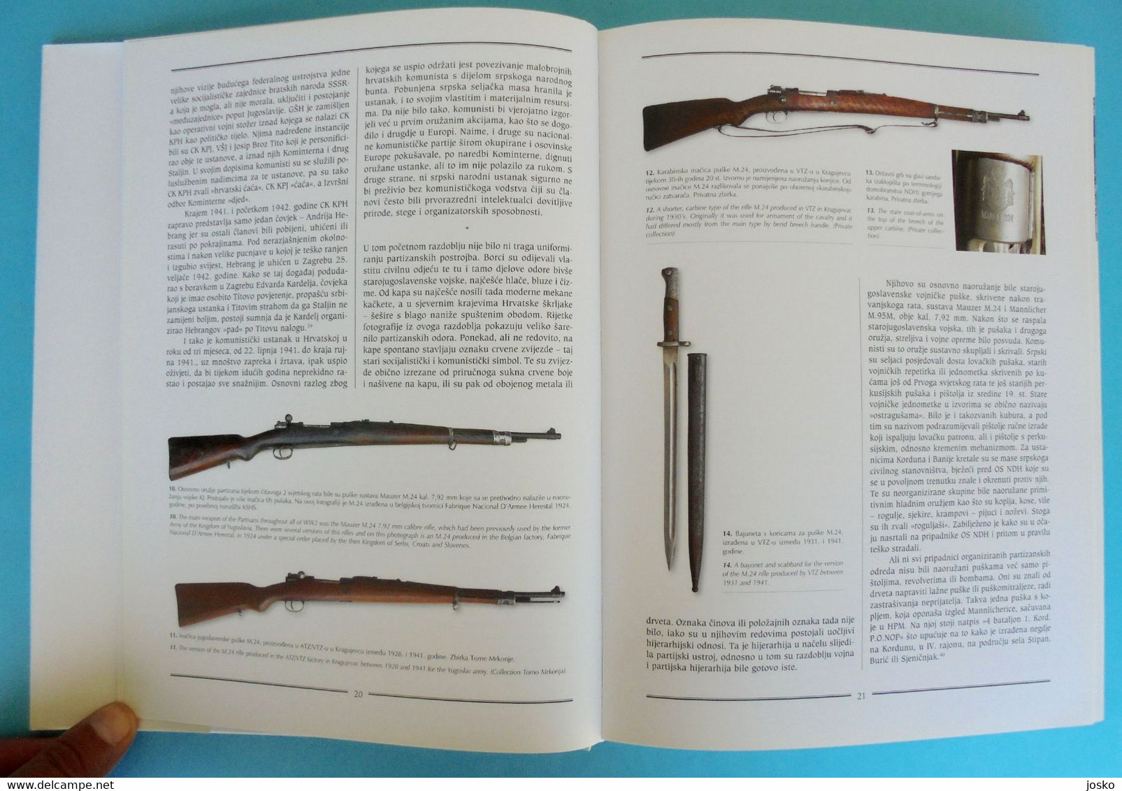 WW2 YUGOSLAVIA PARTISANS - Weapons, Symbols, Equipment .... Croatia Large Book * Yougoslavie Jugoslavia Slovenia Serbia - Otros & Sin Clasificación