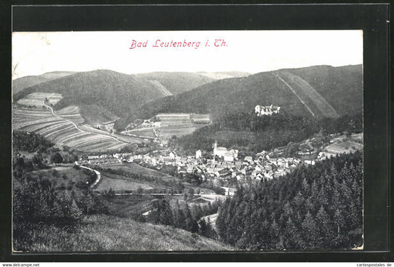 AK Bad Leutenberg /Thür., Ortsansicht - Leutenberg