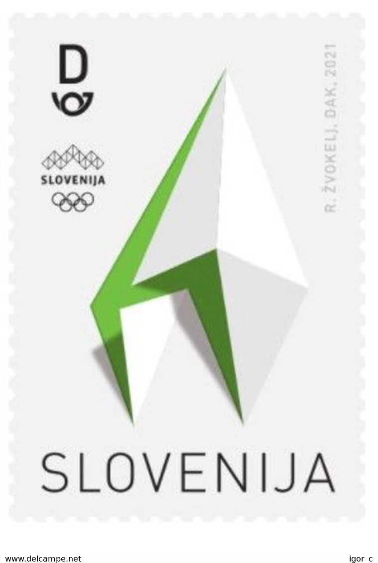 Slovenia 2021 MINT MNH Set - 2 Stamps; Olympic Games Tokyo 2020 2021; Rock Climbing; Sailing; - Sommer 2020: Tokio