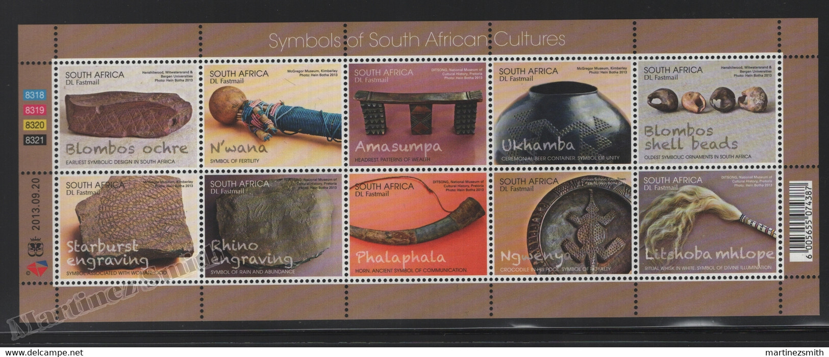 Afrique Du Sud - South Africa 2013 Yvert 1755-64, Symbols Of South African Culture - MNH - Neufs