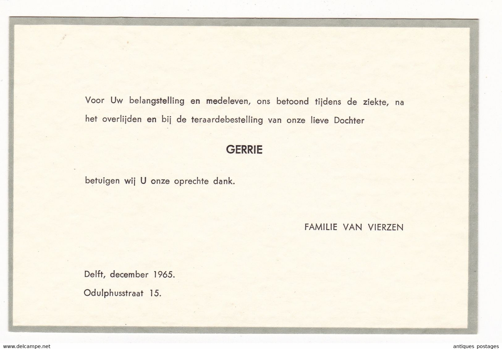Pays Bas Delft 1965 Van Vierzen Nederland 8 Cent Bande De 3 Pour Bordeaux Redirigé à Paris Anniversaire Sécurité Sociale - Storia Postale