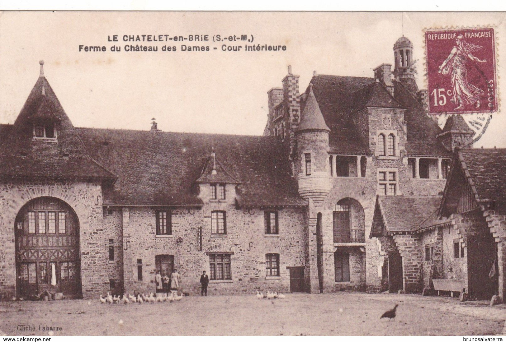 LE CHATELET EN BRIE - Ferme Du Château Des Dames - Cour Intérieure - Le Chatelet En Brie