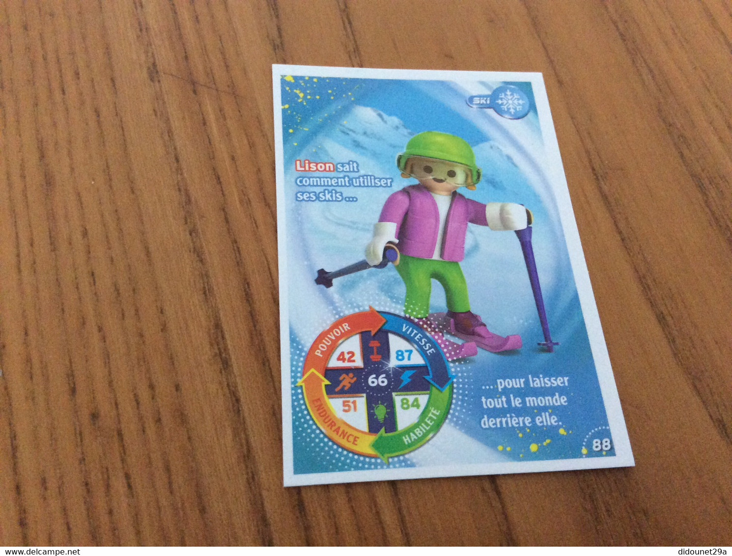 Carte Playmobil 2021 * Geobra "N°88 - SKI" - Sonstige & Ohne Zuordnung