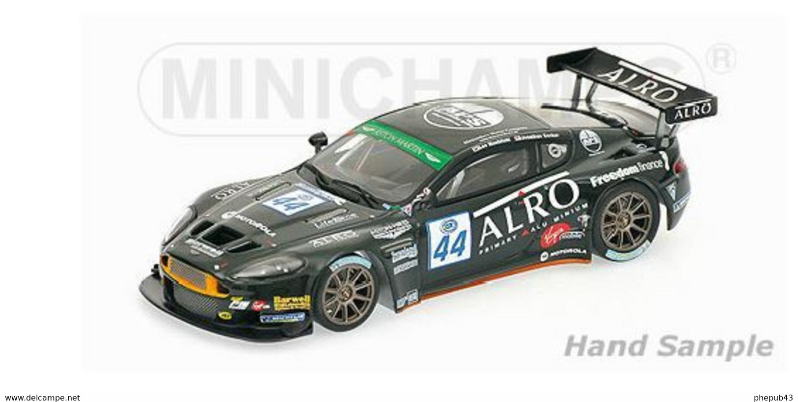 Aston Martin DBRS9 - Barwell- Machitski/Cocker - FIA GT3 Spa 2006 #44 - Minichamps - Minichamps