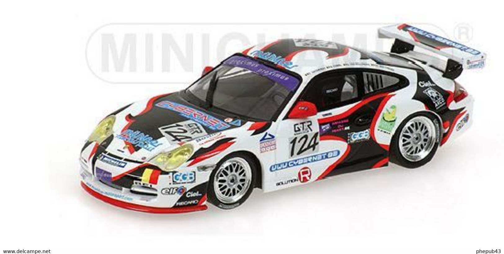 Porsche 911 GT3 - Cybernet - Mattheus - 1st GT3 24h Spa 2005 #124 - Minichamps - Minichamps