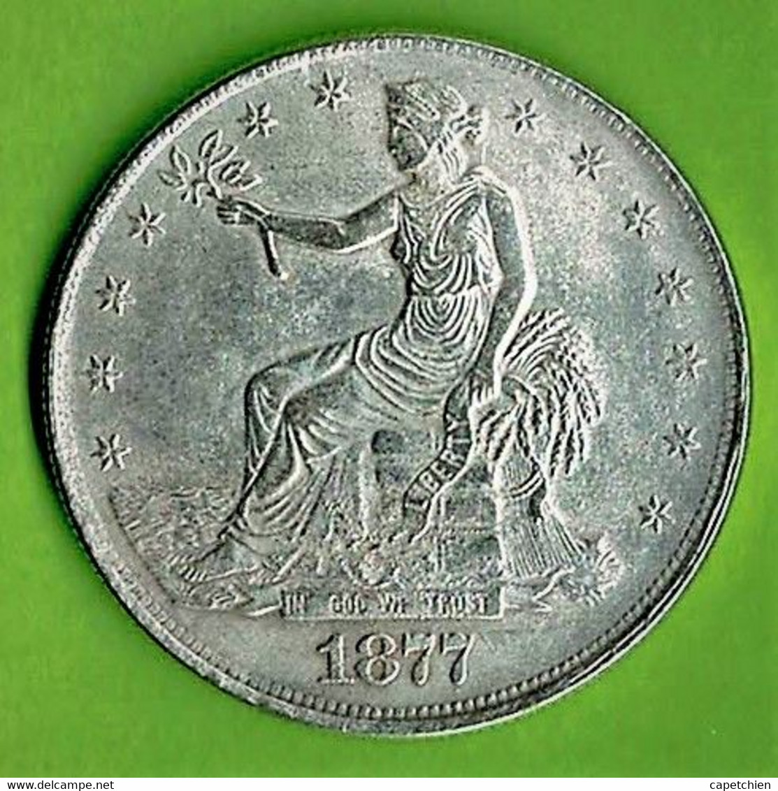 USA / 1 DOLLAR / 1877 / FAUX ( D'origine Asiatique ) ) FALSCHGELD / FAKE COIN - 1873-1885: Trade Dollars (Dollar De Commerce)