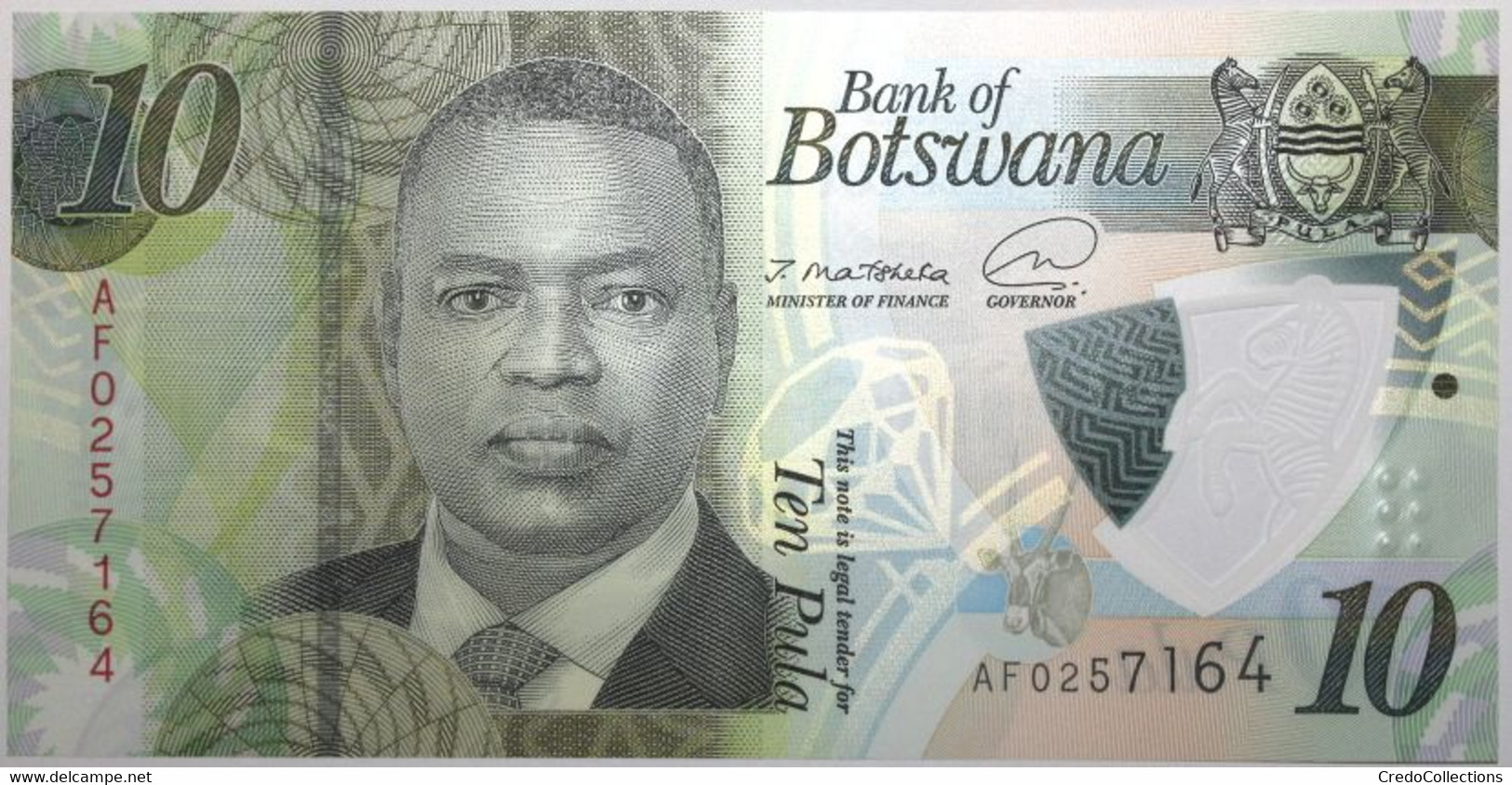 Botswana - 10 Pula - 2020 - PICK 36a - NEUF - Botswana