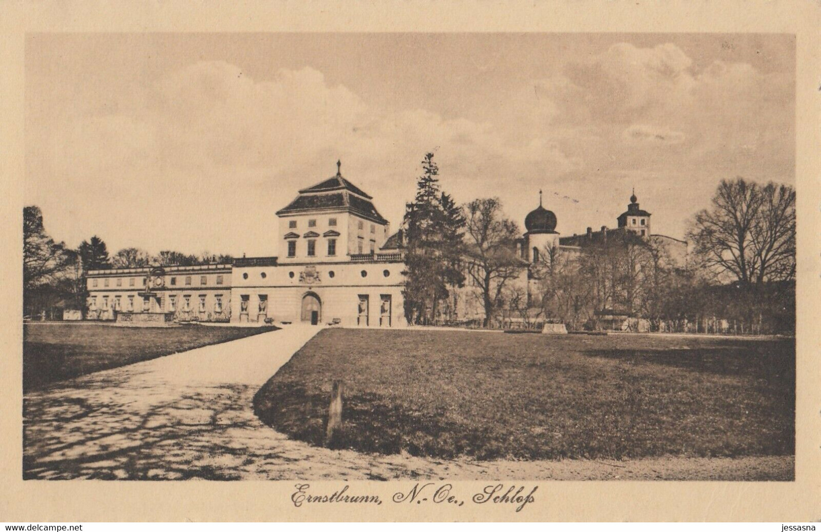 AK - NÖ - ERNSTBRUNN - Schloss 1921 - Korneuburg