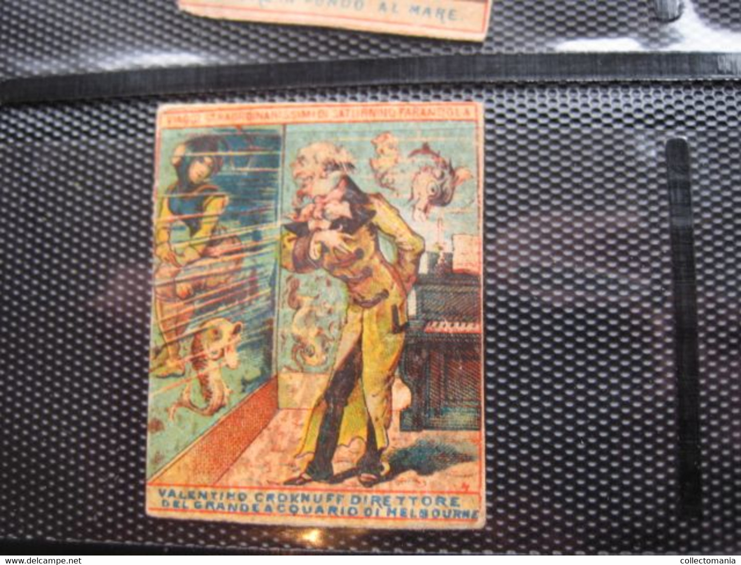 15 Chromos On Thin Paper, Match Box Labels Around 1870 à 1890 Lithography Science Fiction S.F.  4X5cm  C1890 Jules Verne - Colecciones Y Lotes