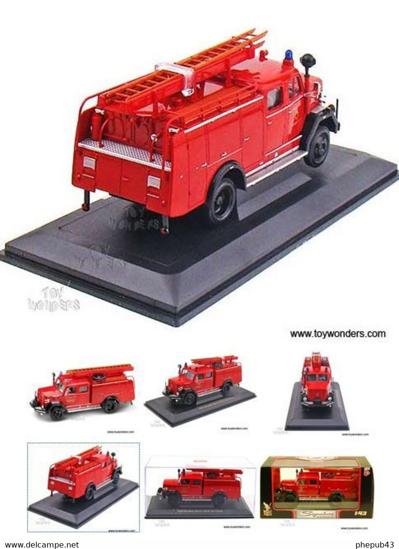 Magirus 150 D 10 F TLF16 - Pompiers De Ulm - 1964 - Lucky Die Cast - Camions