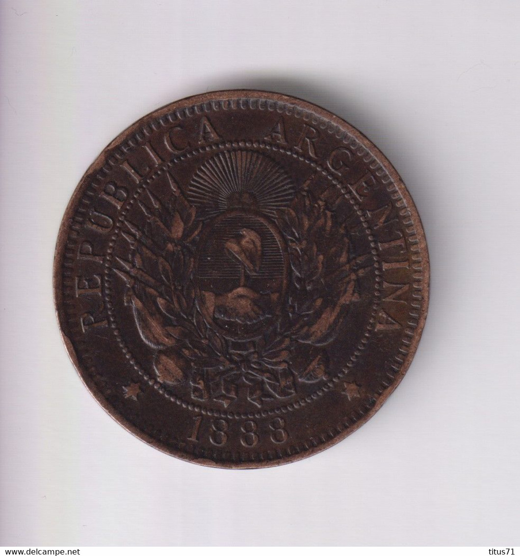 2 Centavos Argentine / Argentina 1888 TTB+ - Argentinië