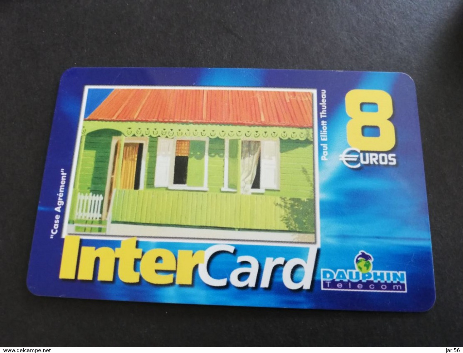 Caribbean Phonecard St Martin French INTERCARD  8 EURO  NO 052  **5831** - Antillas (Francesas)