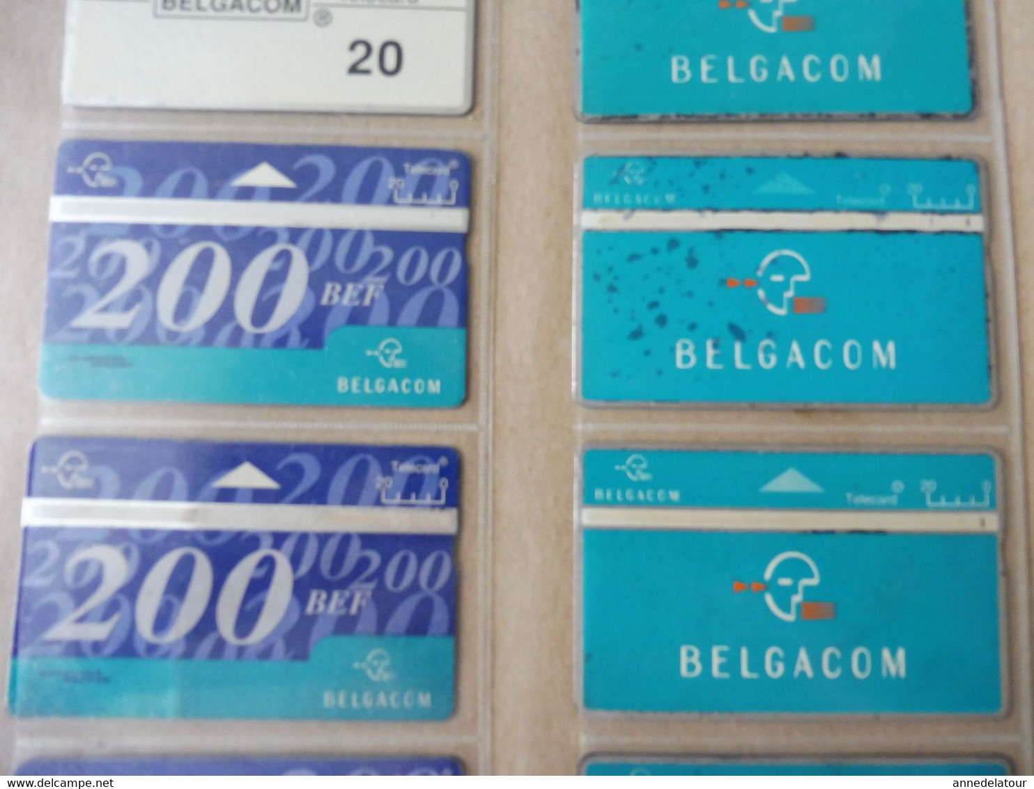 10 Télécartes (cartes Téléphoniques)  Telecard  BELGACOM ,  Origine Belgique - Zu Identifizieren