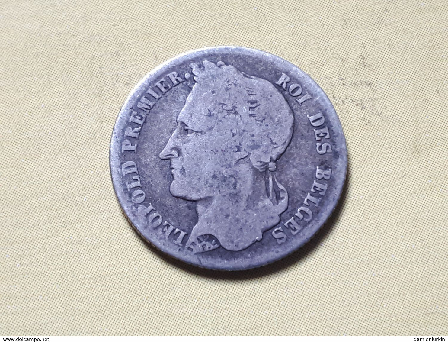LEOPOLD IER 1/2 FRANC 1834 ARGENT - 1/2 Franc
