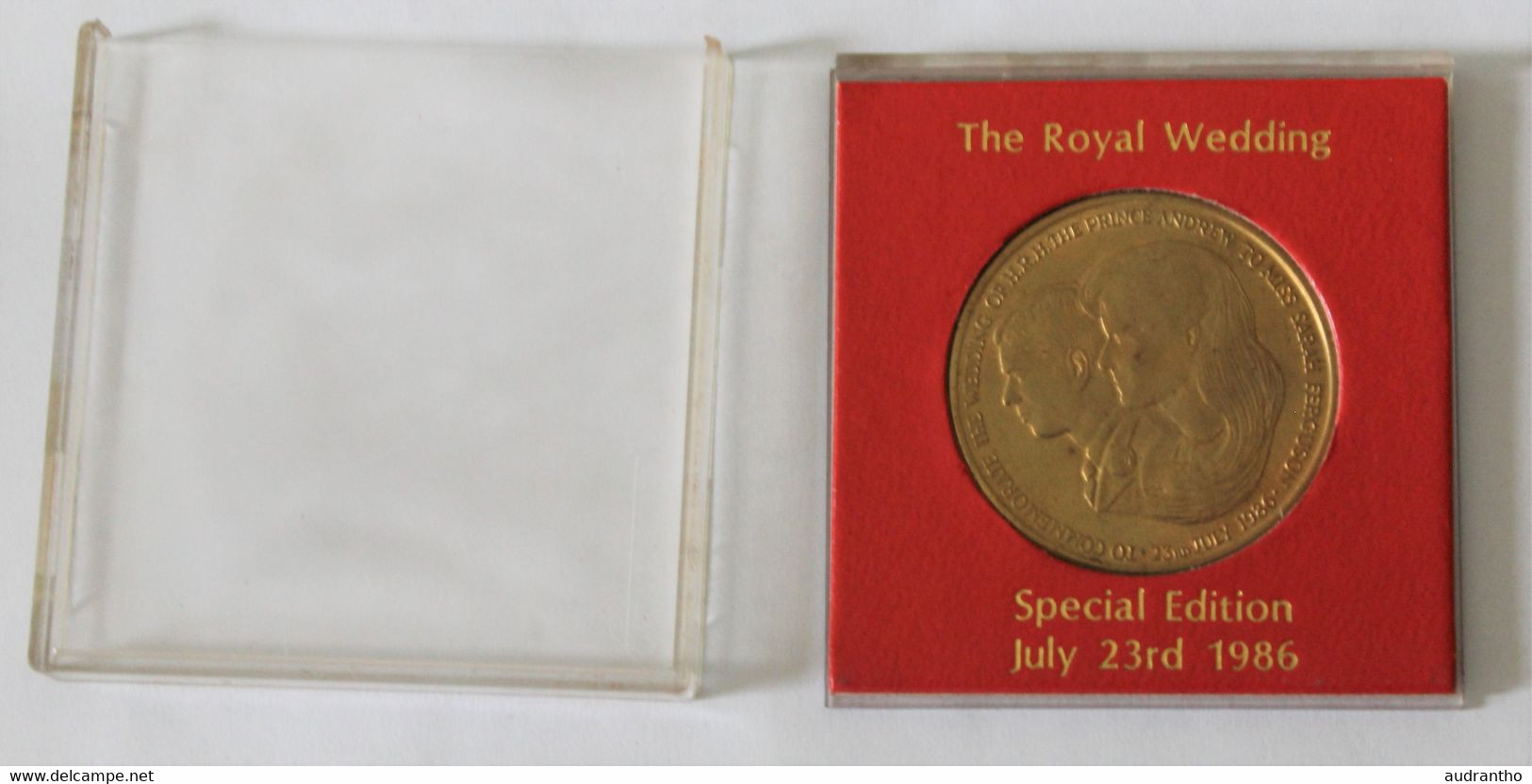 Médaille Medal The Royal Wedding Special Edition July 23rd 1986 Prince Andrew Sarah Ferguson Westminster Abbey - Adel