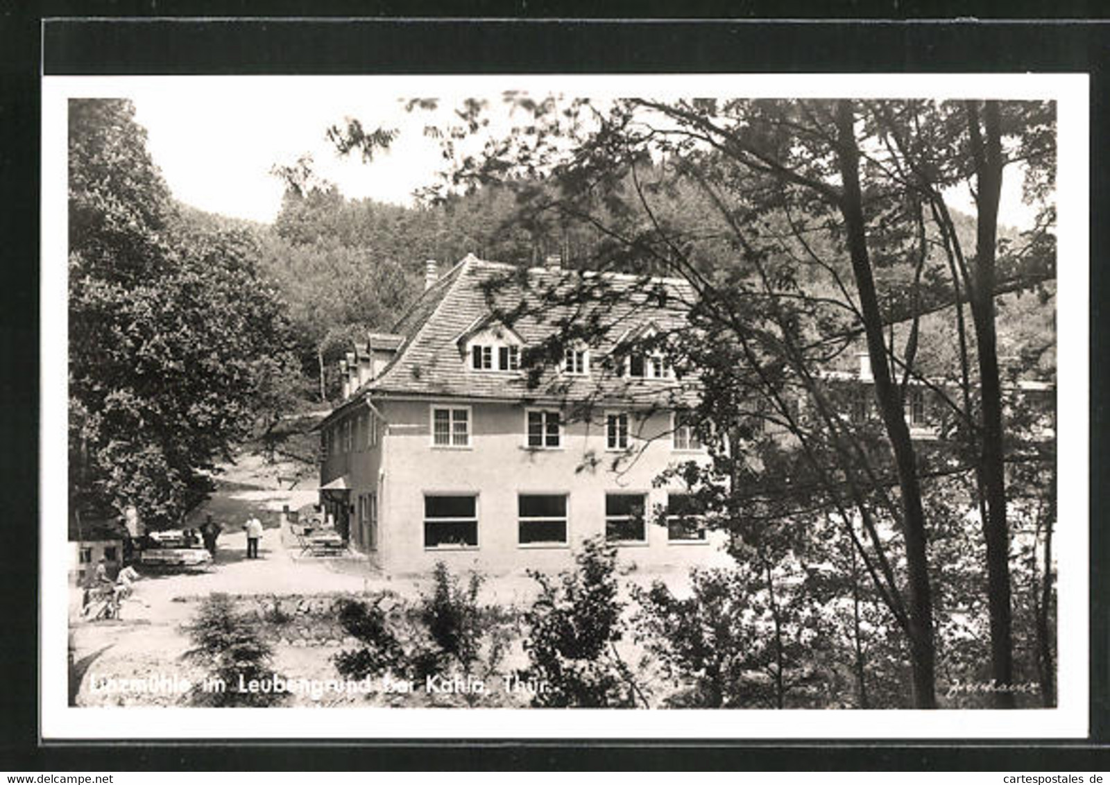 AK Leubengrund Bei Kahla / Thür., Gasthaus Linzmühle - Kahla