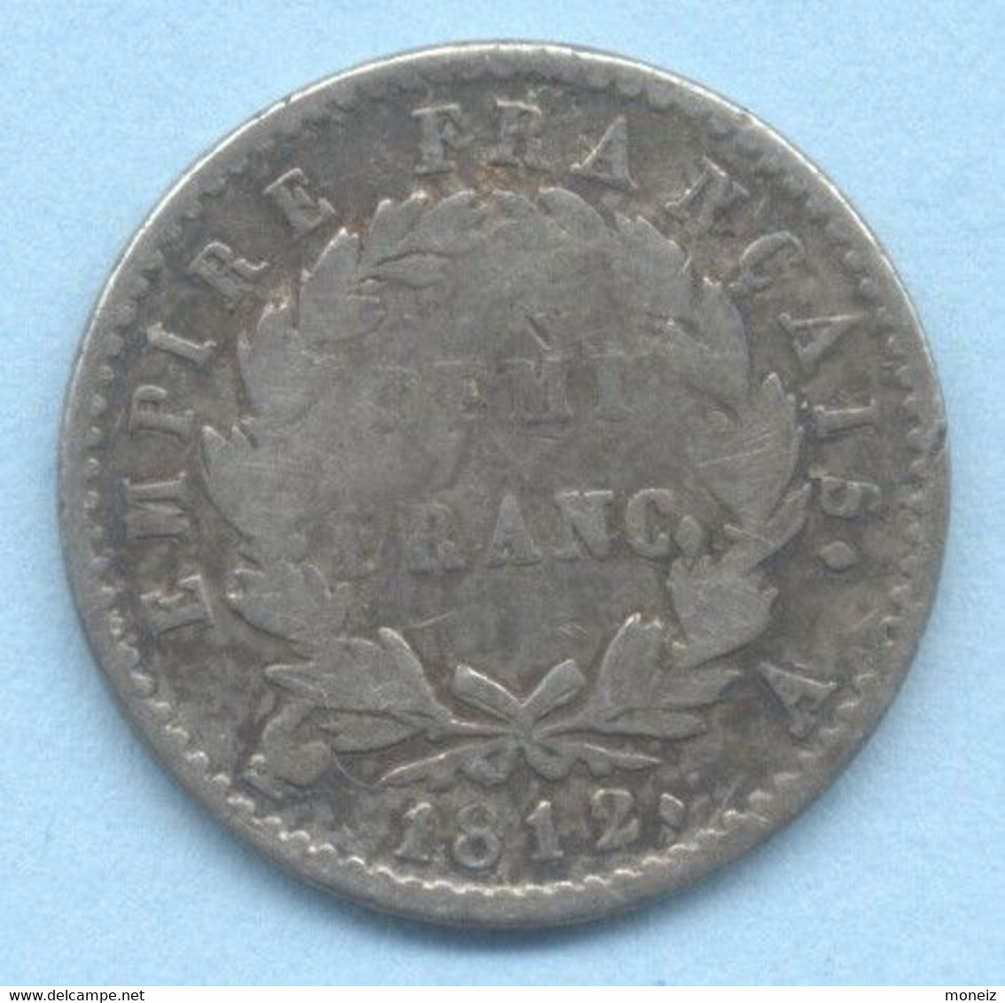 DEMI FRANC  1812 A NAPOLEON - 1/2 Franc