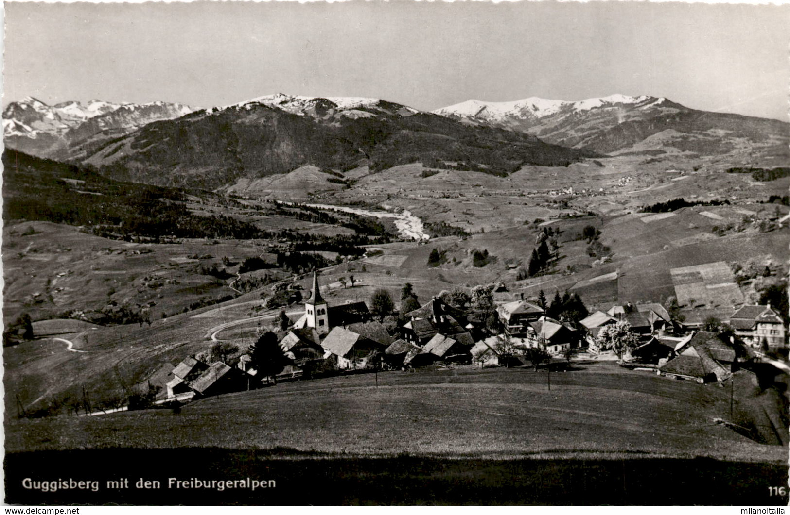 Guggisberg Mit Den Freiburgeralpen (4013) - Guggisberg