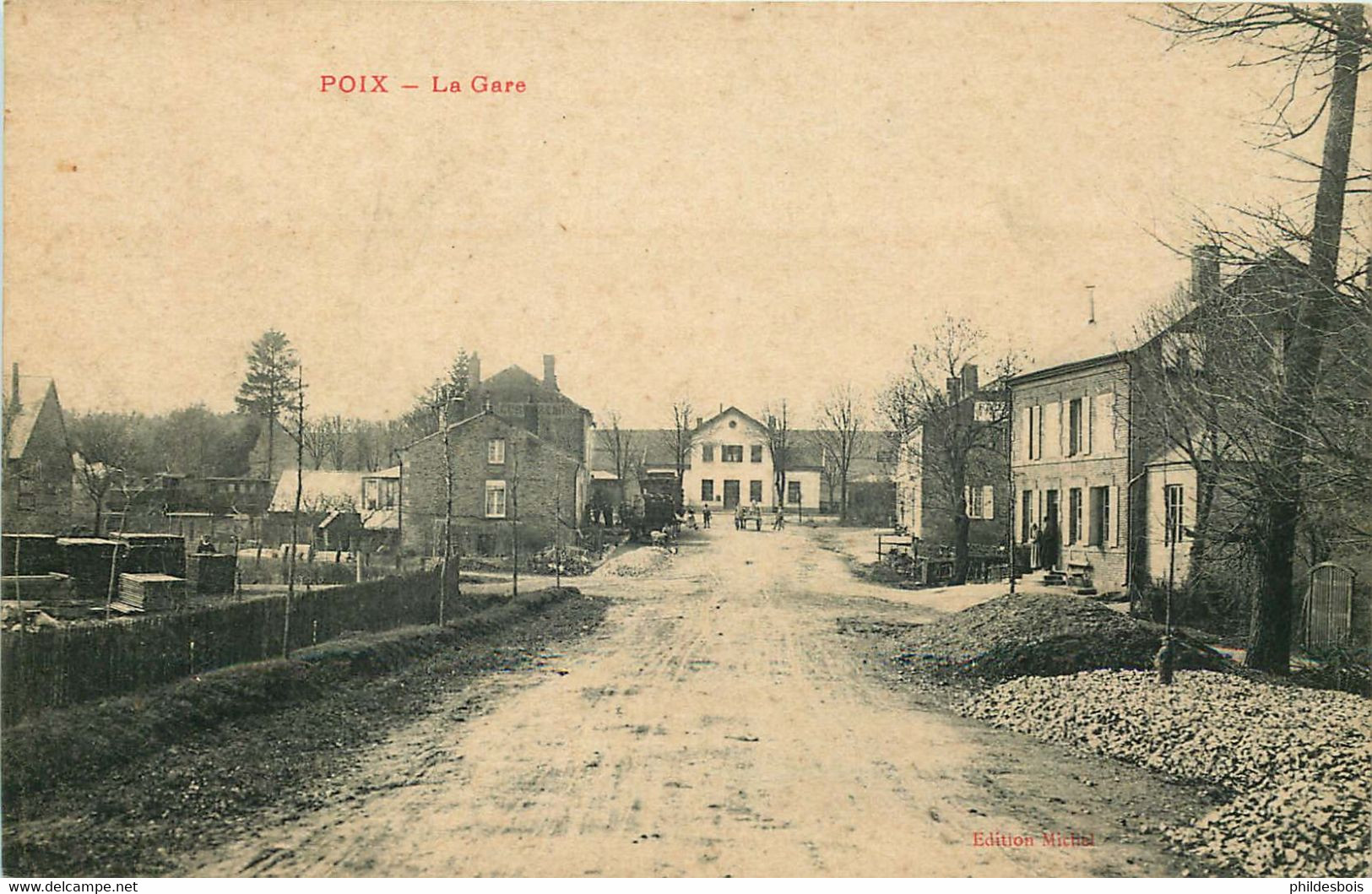 SOMME  POIX De Picardie  La Gare - Poix-de-Picardie