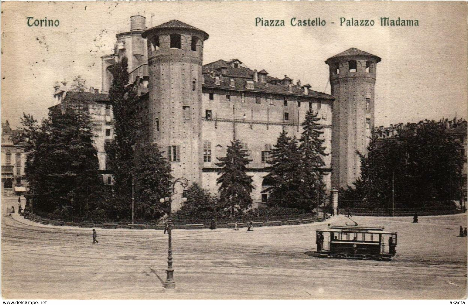 CPA AK TORINO Piazza Castello, Palazzo Madama ITALY (542389) - Palazzo Madama