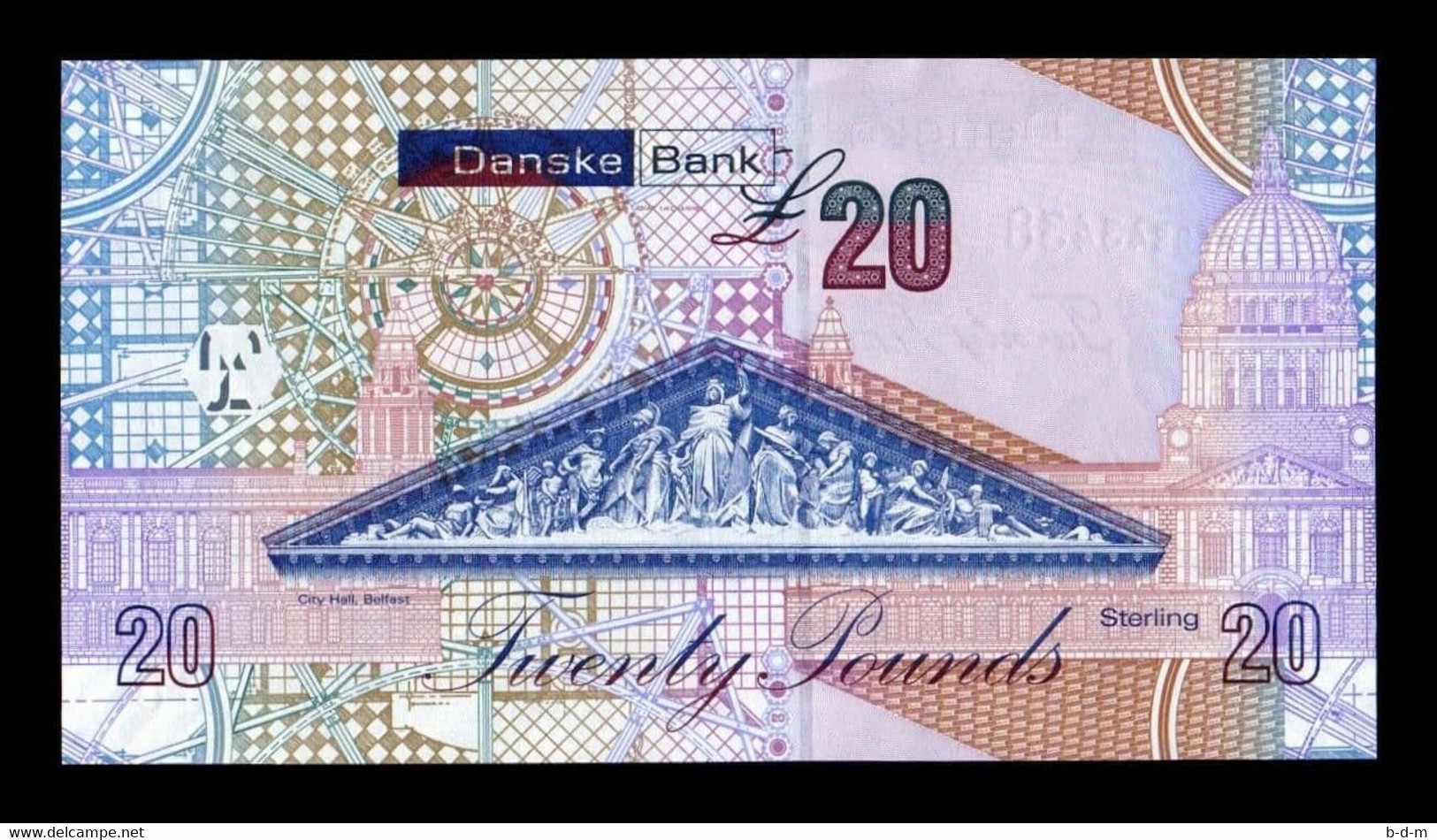 Irlanda Del Norte Northern Ireland 20 Pounds Danske Bank 2012 Pick 213a SC UNC - 20 Pounds
