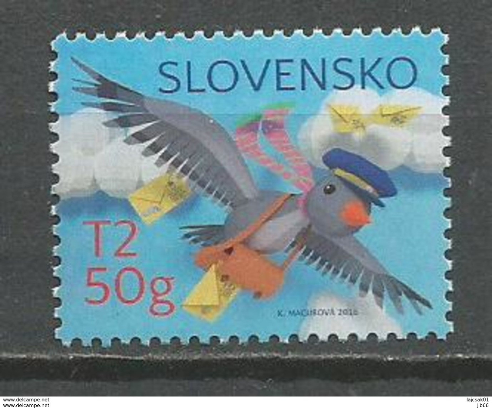 Slovaquie 2016 Philatélie Jeunesse Pigeon Voyageur Facteur - Nuovi