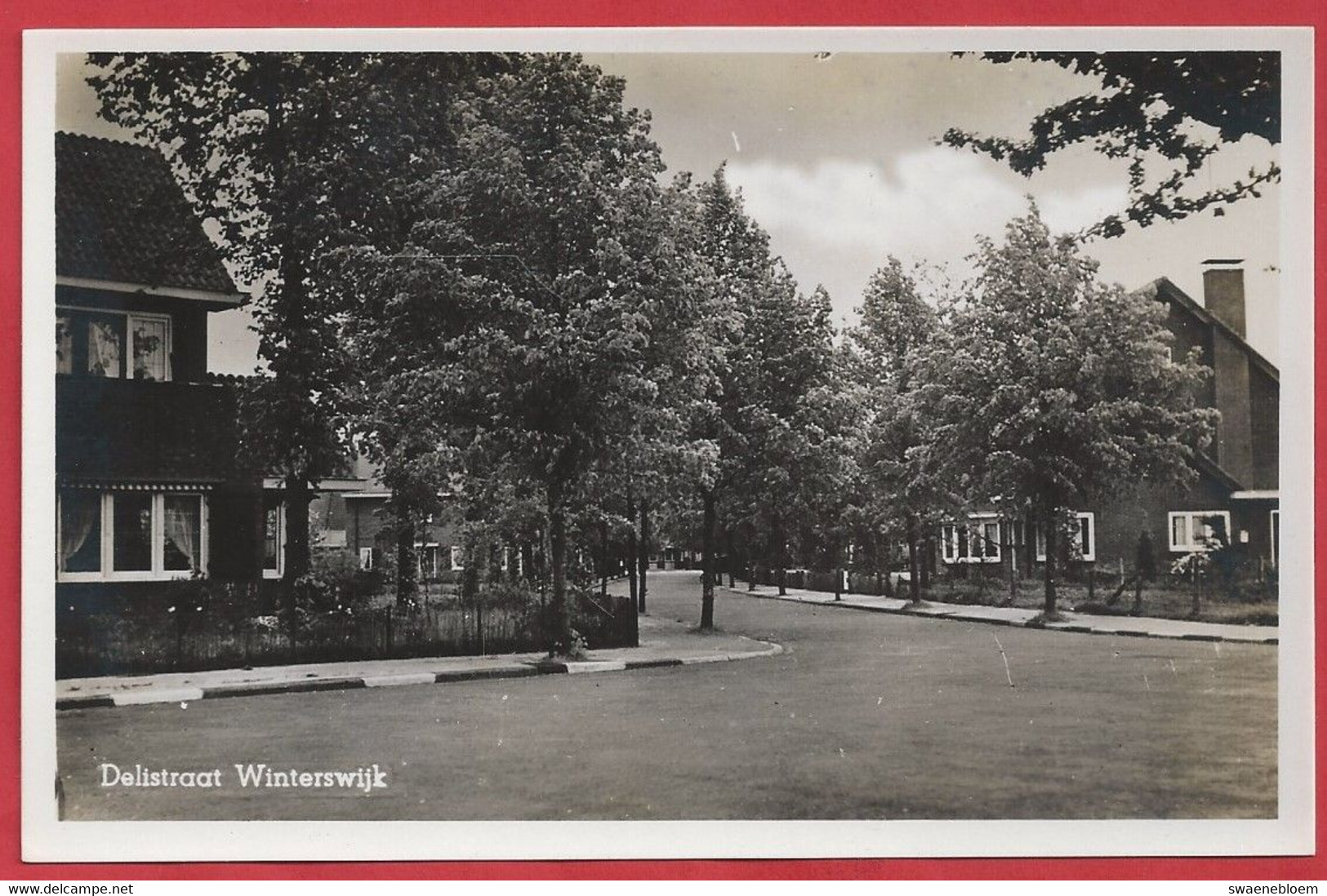 NL.- WINTERSWIJK.  DELISTRAAT. Uitgave Boekhandel G.J. Albrecht. - Winterswijk