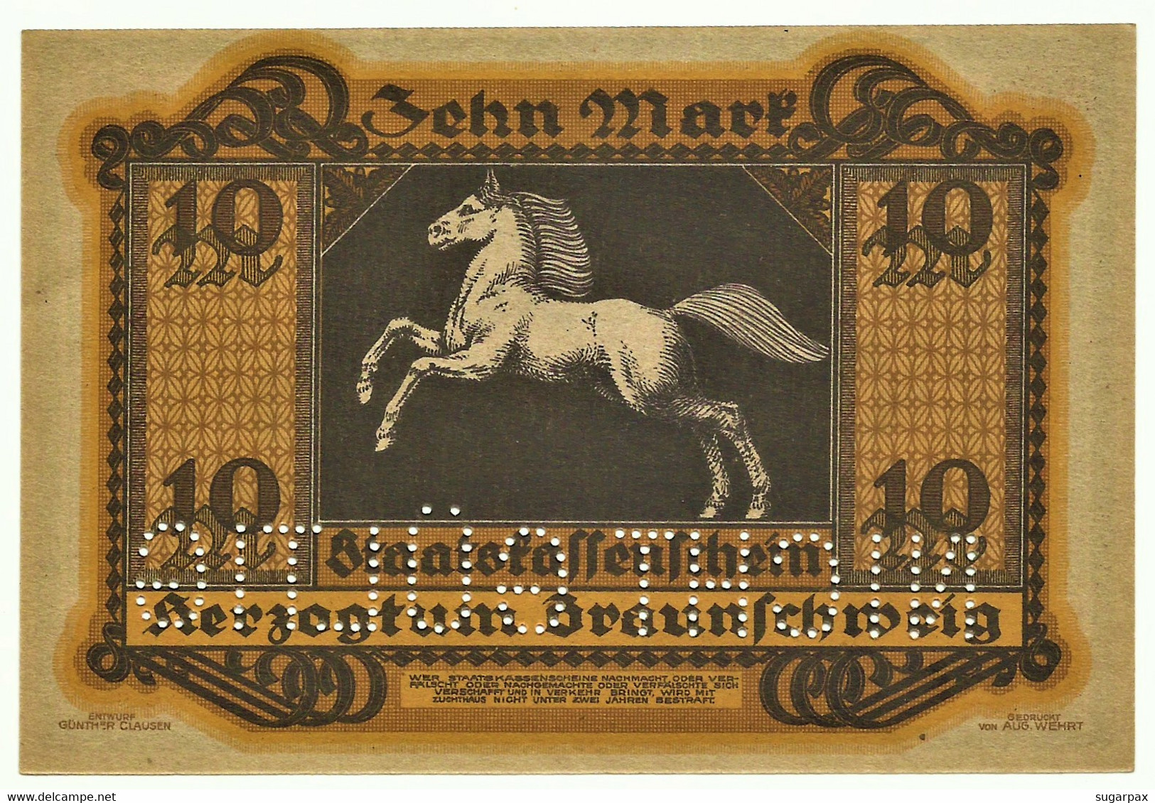 Germany - 10 Mark - 15.10.1918 - Unc. - Notgelg - Non Classés