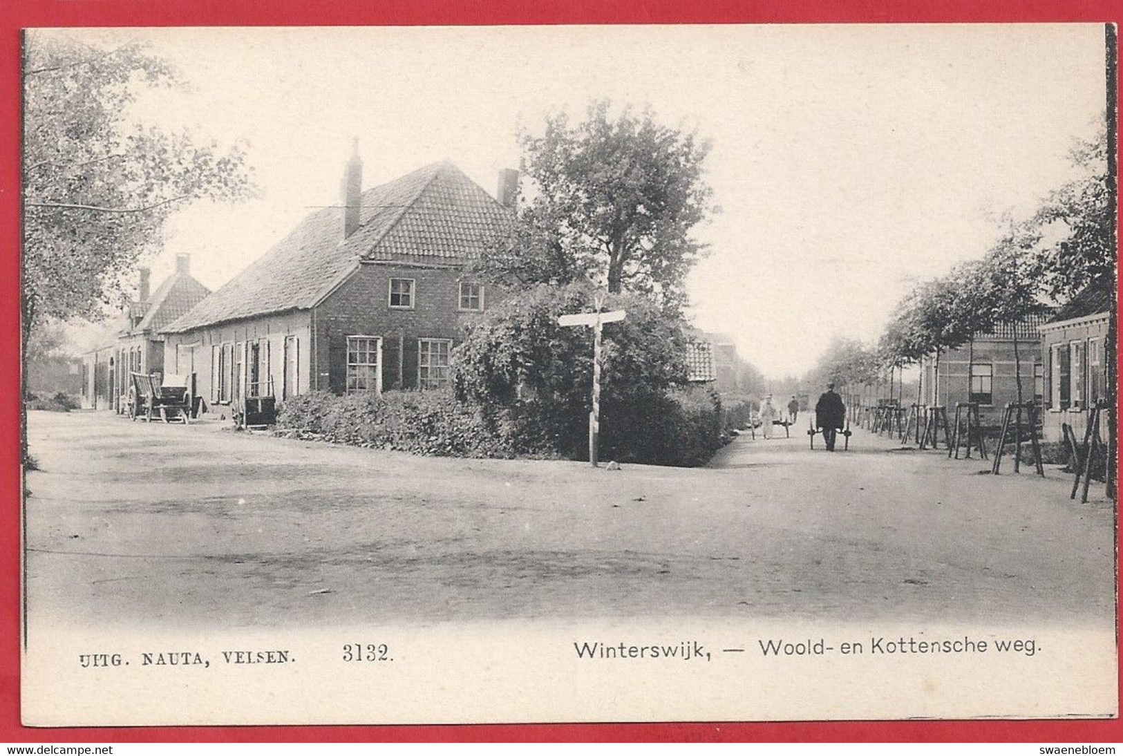 NL.- WINTERSWIJK. WOOLD En KOTTENSCHEWEG. Uitg: Nauta, Velzen N. 3132 - Winterswijk