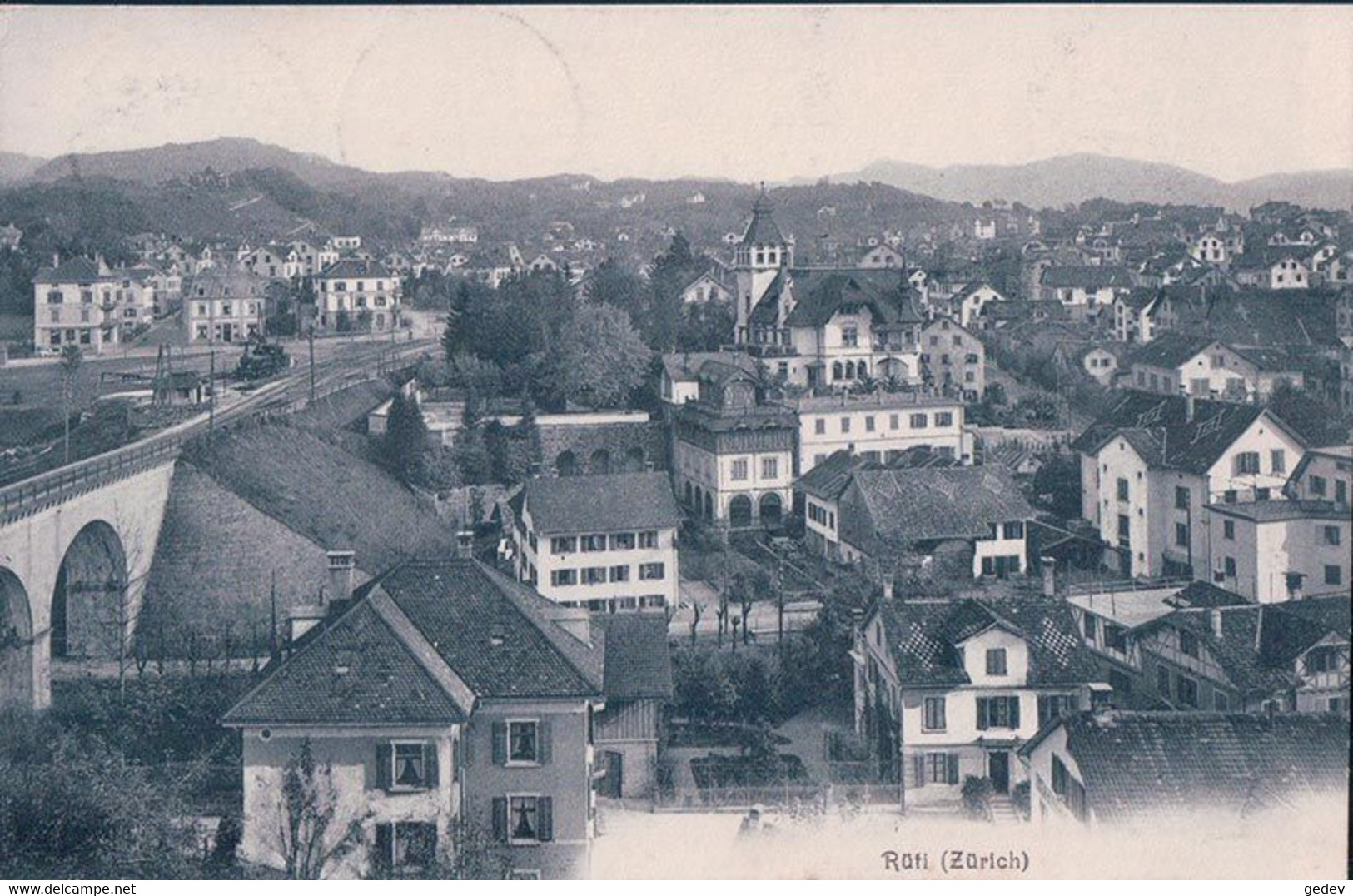 Rüti ZH, Chemin De Fer Et Village (4102) - Rüti