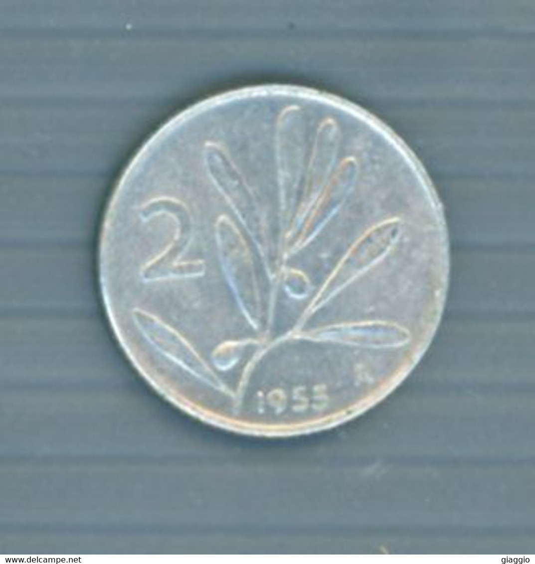 °°° Italia N. 290 - 2 Lire 1955 Bella °°° - 2 Liras