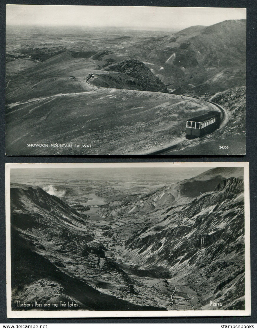 1902-92 GB Wales X 6 Snowdon Mountain Railway Postcards - Other & Unclassified