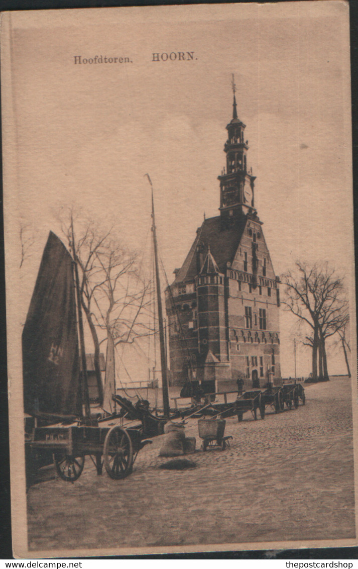 NETHERLANDS HOLLAND NOORD-HOLLAND HOOFDTOREN HOORN  DIVIDED BACK BEERDING HOORN - Hoorn