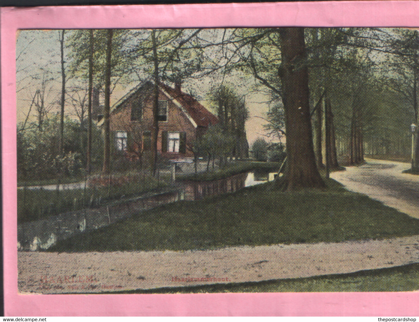 HAARLEM HAARLEMMERHOUT ? UNDIVIDED BACK NETHERLANDS HOLLAND NOORD-HOLLAND UNUSED - Haarlem