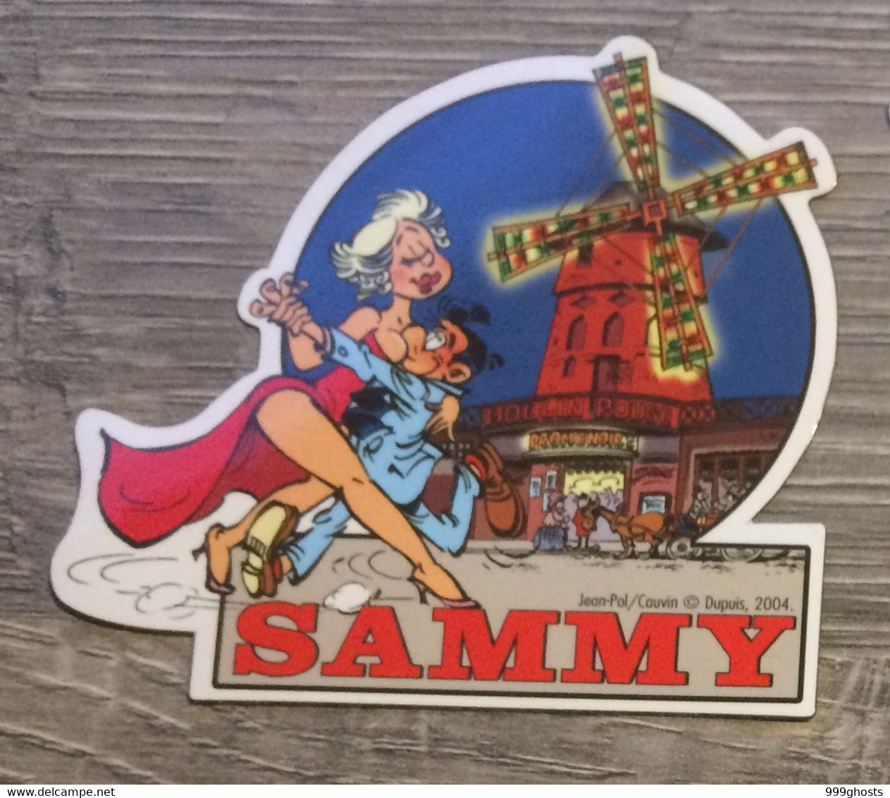 Sammy Magneet Set Paris Van Album 38 - Zonder Strip! - Without Comic! - Sammy