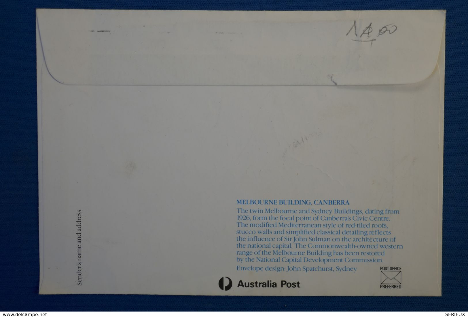 X5 AUSTRALIA BELLE LETTRE 1982   POUR OLD+AFFRANCH.PLAISANT - Briefe U. Dokumente
