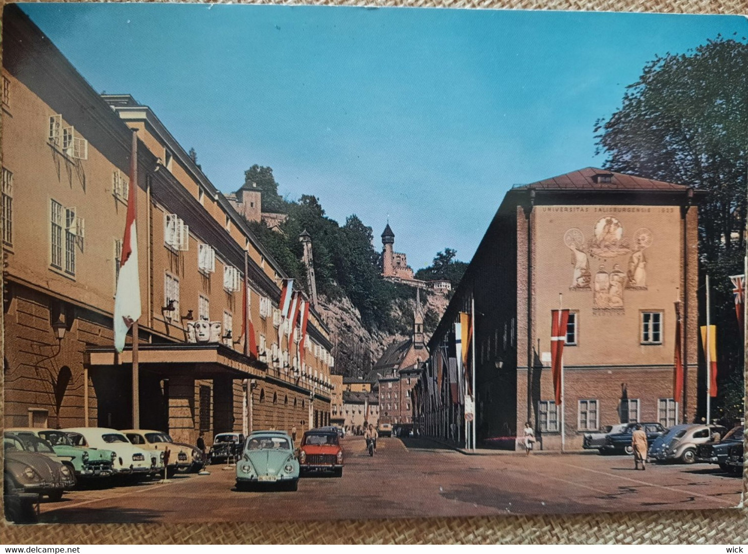 AK Salzburg - Festspielhaus Und Universität Mit VW Käfer - Abtenau