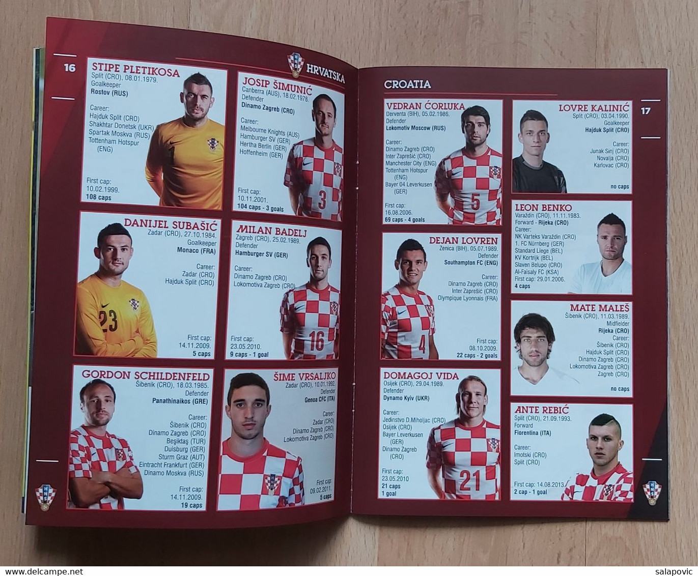 CROATIA Vs ICELAND, QUALIFICATIONS FOR FIFA WORLD CUP BRAZIL 2014,  7. 6. 2013 FOOTBALL CROATIA FOOTBALL MATCH PROGRAM - Bücher