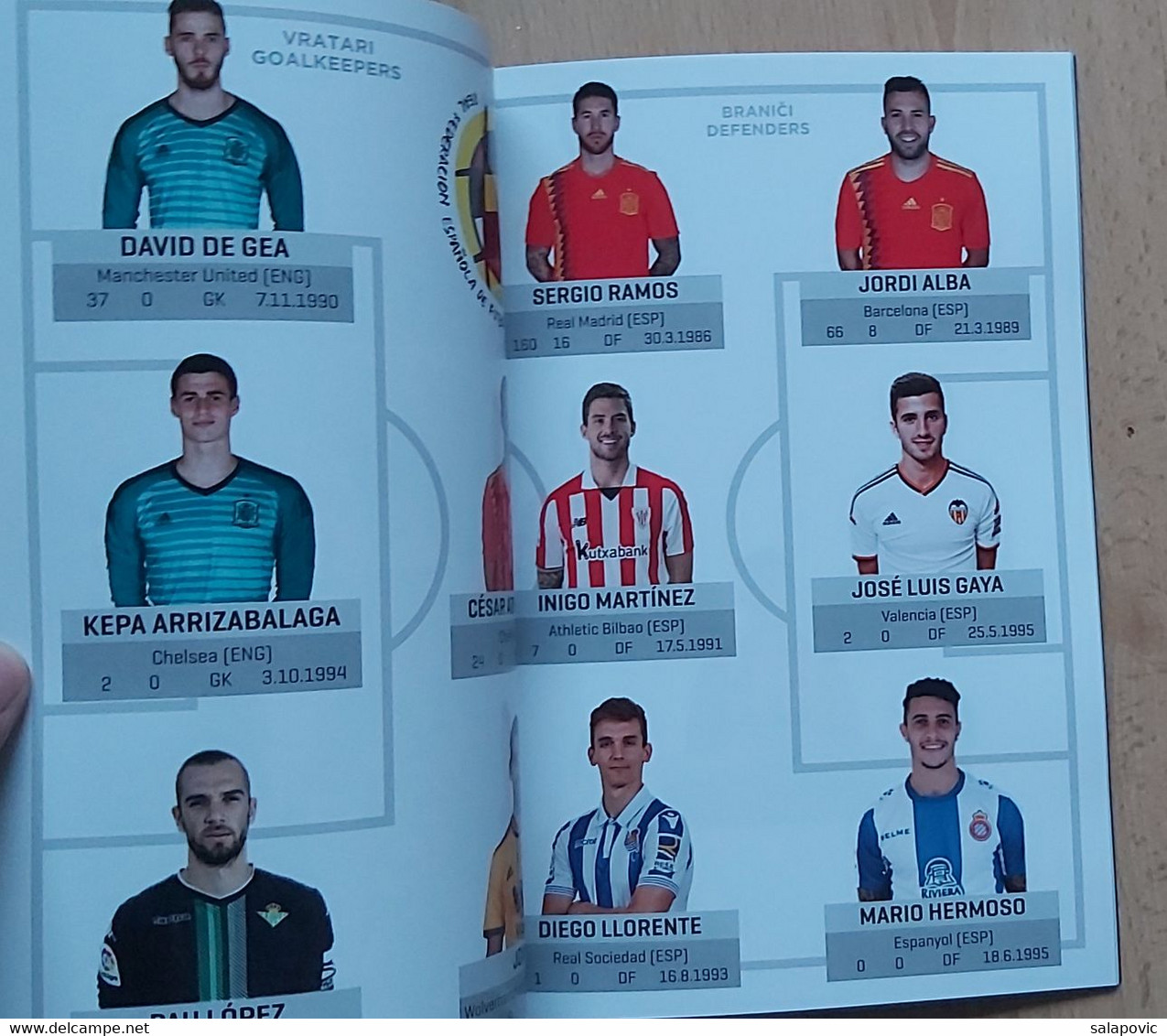 Croatia vs Spain, UEFA NATIONS LEAGUE 15.11.2018 FOOTBALL MATCH PROGRAM