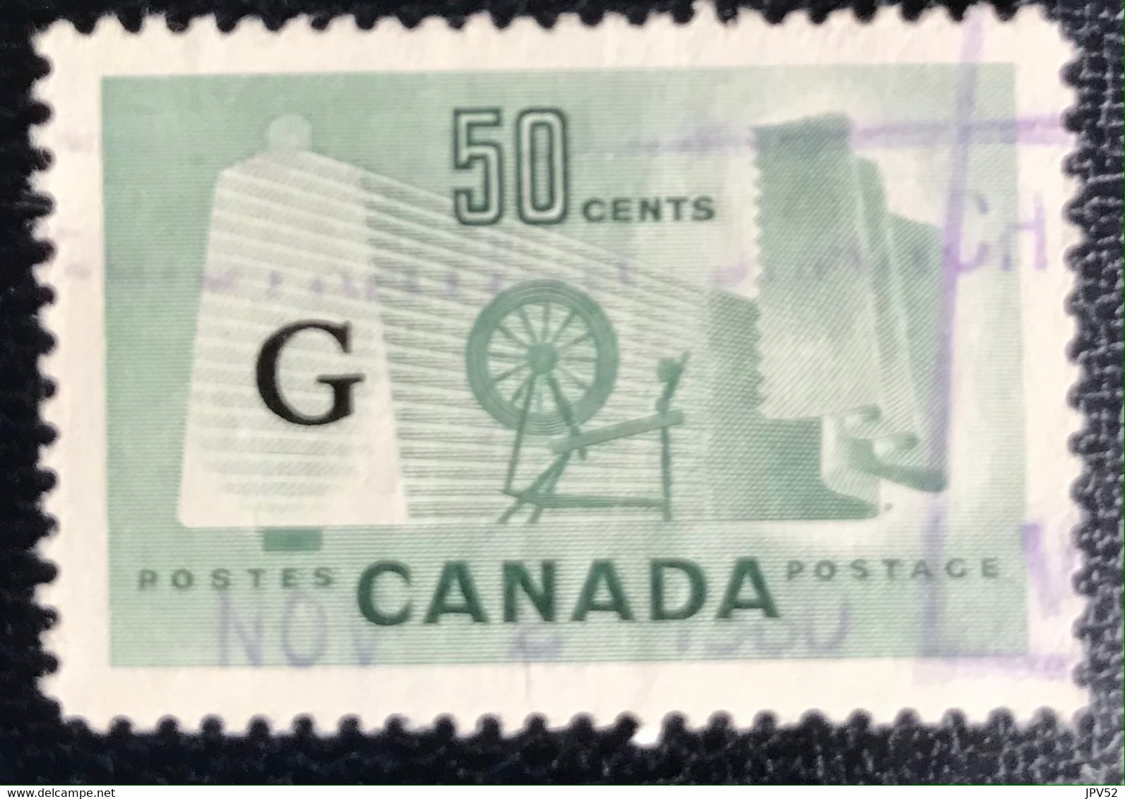 Canada - P5/46 - (°)used - 1953 - Michel 33 - Textielindustrie - Opdrukken