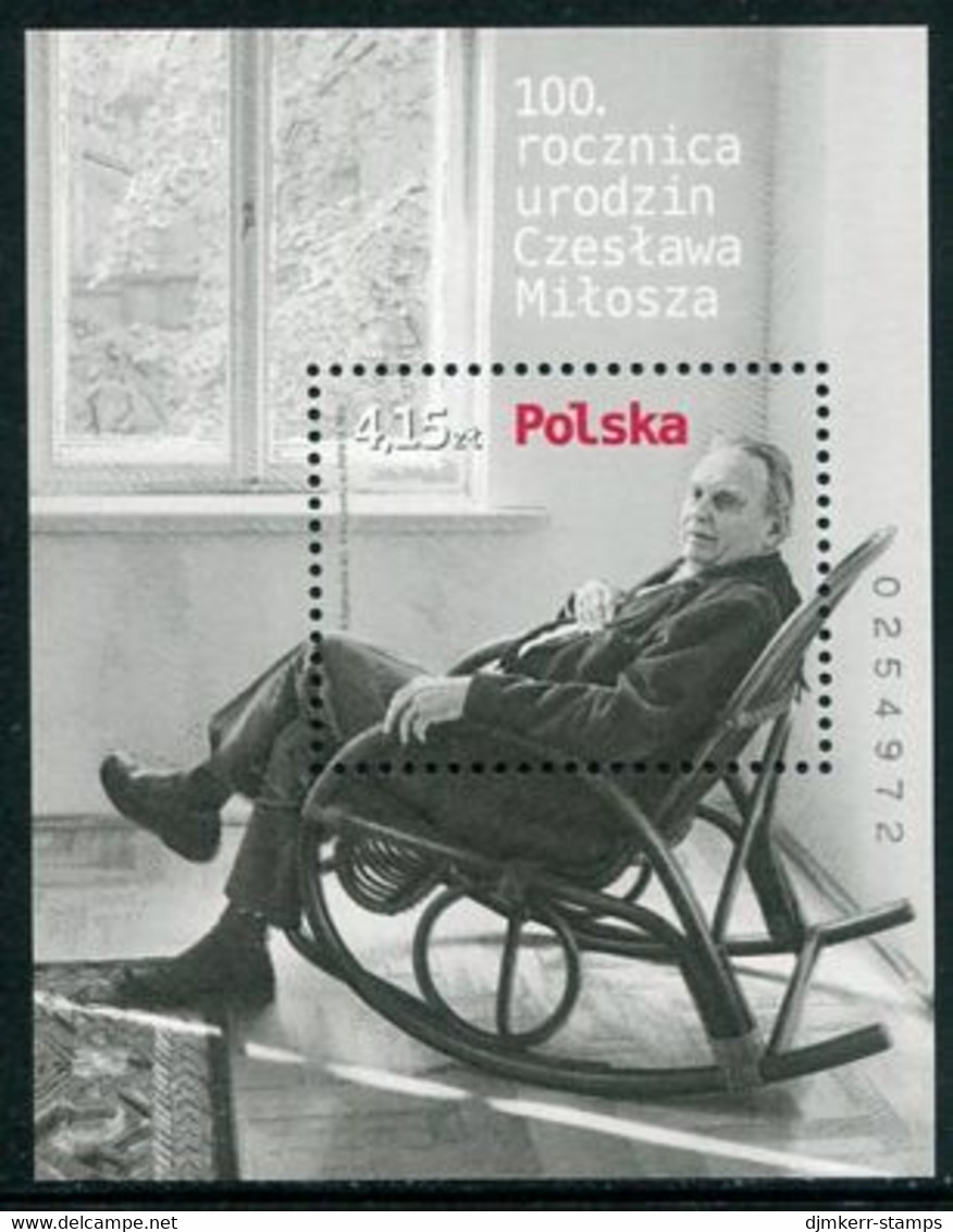 POLAND 2011 Czeslaw Slania Centenary Block MNH / **.  Michel Block 198 - Unused Stamps